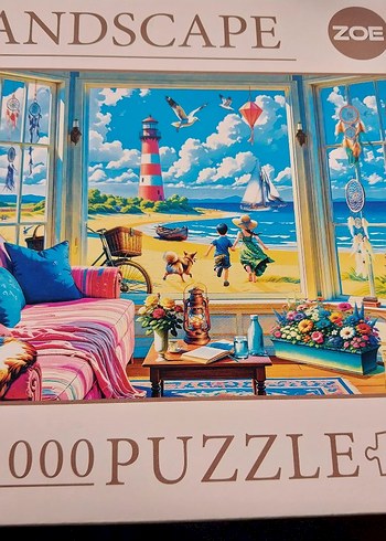 1000 Parça Renkli Manzara Puzzle - Görsel 3