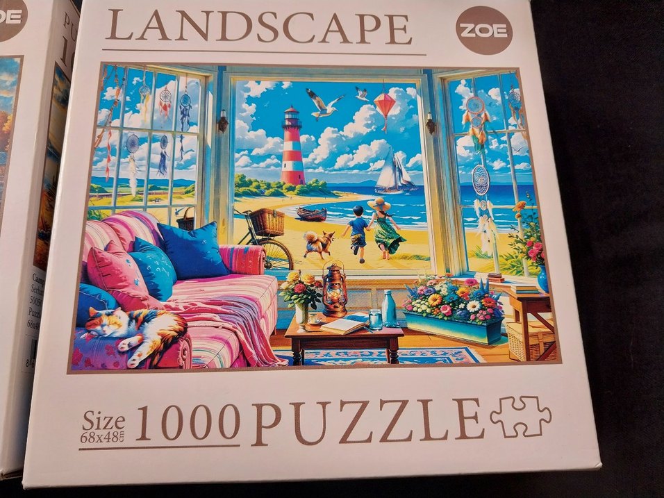 1000 Parça Renkli Manzara Puzzle - Görsel 3