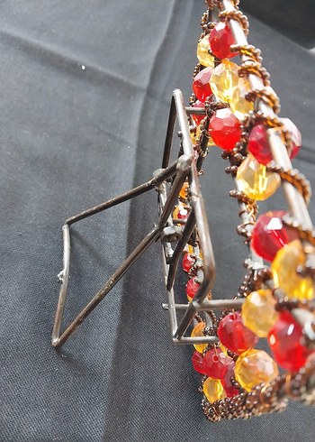 Boncuk İşlemeli Vintage Çerçeve - Görsel 3