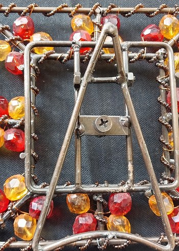 Boncuk İşlemeli Vintage Çerçeve - Görsel 7