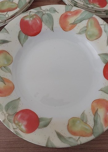 Arcopal Meyve Desenli Beyaz Tabak Seti - Görsel 4