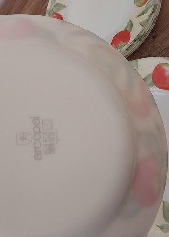 Arcopal Meyve Desenli Beyaz Tabak Seti - Görsel 6