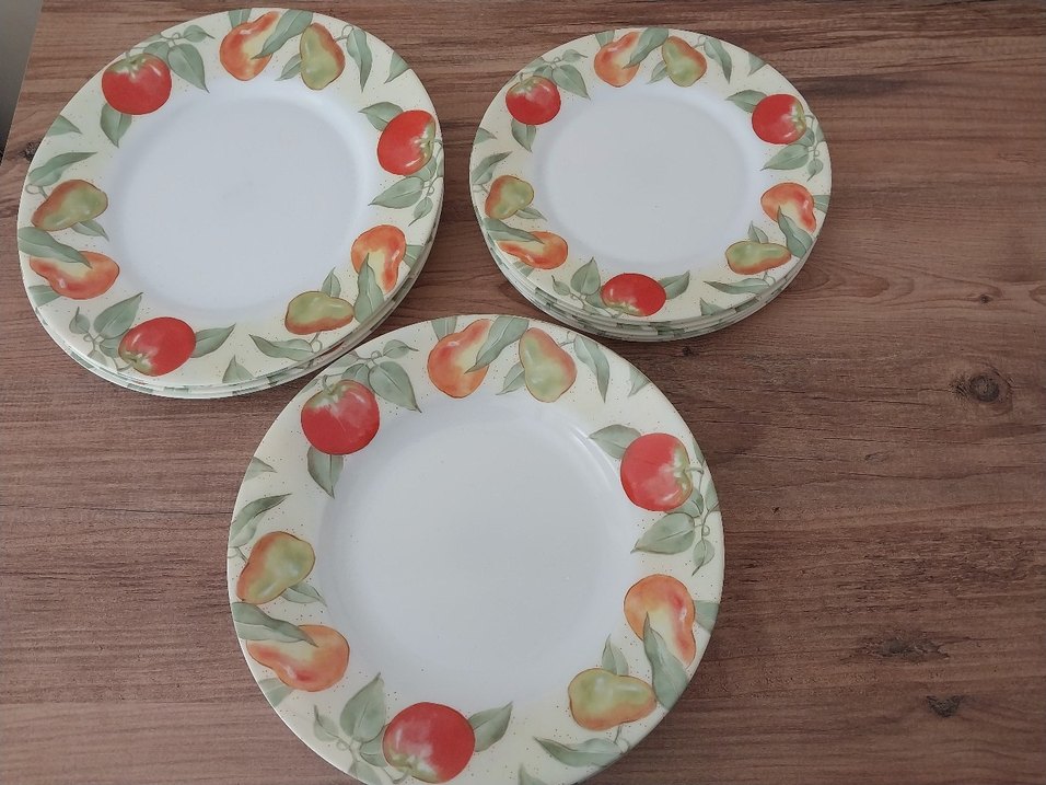 Arcopal Meyve Desenli Beyaz Tabak Seti - Görsel 5