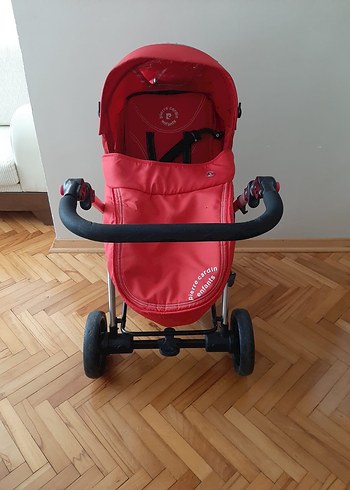 Kırmızı Pierre Cardin Bebek Arabası