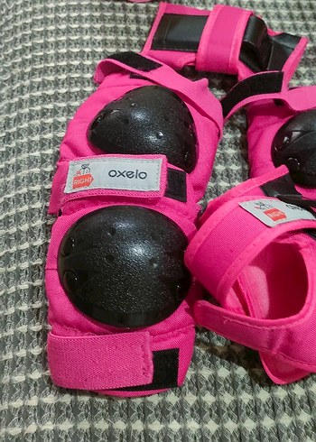 Oxelo Pembe Biker Korumalık Seti Velcro