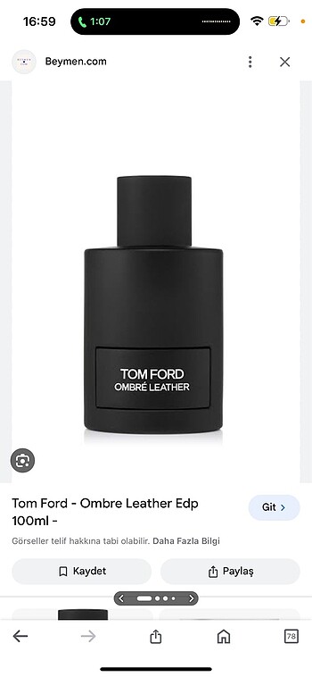 Tomford ombre leather