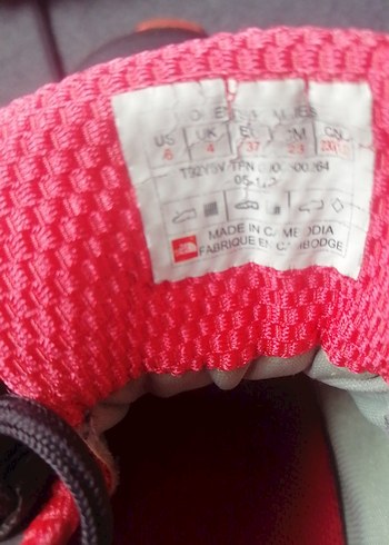 37 Beden gri Renk Gri The North Face Spor Ayakkabı