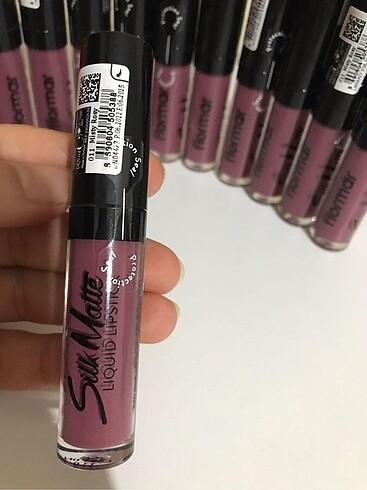  Beden pembe Renk Flormar silk matte 011 misty rosy