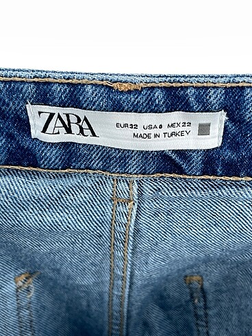 32 Beden mavi Renk Zara Jean / Kot %70 İndirimli.