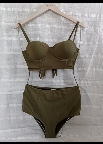 Yüksek bel bikini takımı 