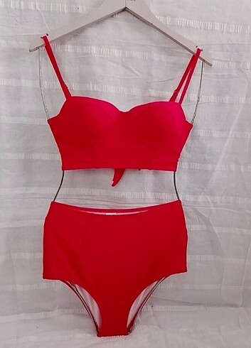 Yüksek bel bikini takımı