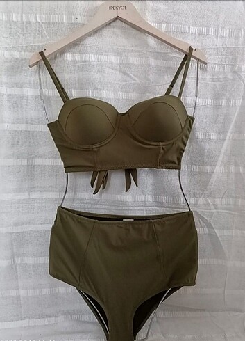 Yüksek bel bikini takımı 