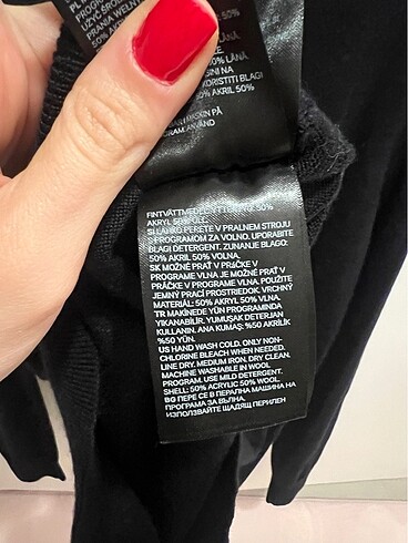 xs Beden lacivert Renk Yün kazak h&m