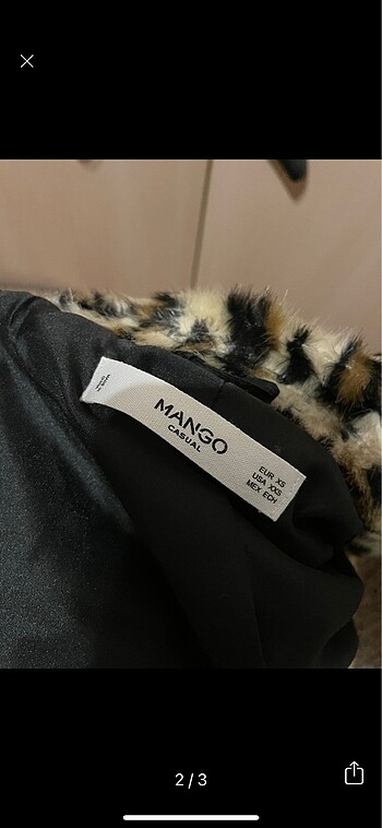 Mango Leopar kürk