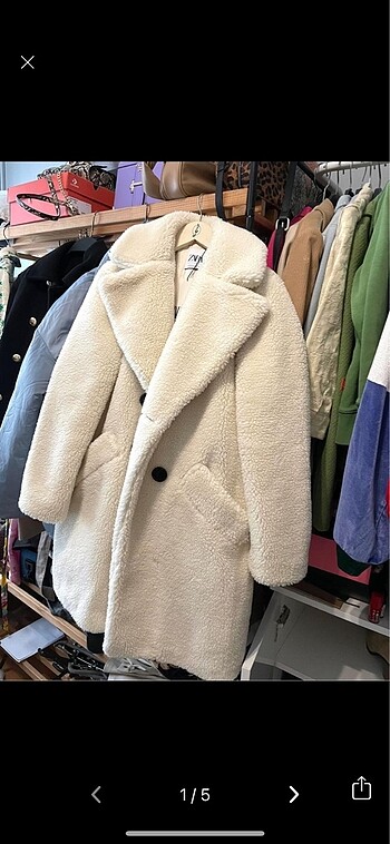 Zara peluş kürk