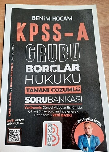 Benim Hocam yayınları KPSS A GRUBU