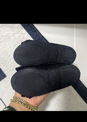 Kız Çocuk Siyah Fırfırlı Babet - Görsel 2