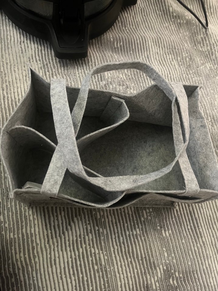 Diger Gri Desenli Bebek Çantası - Görsel 4