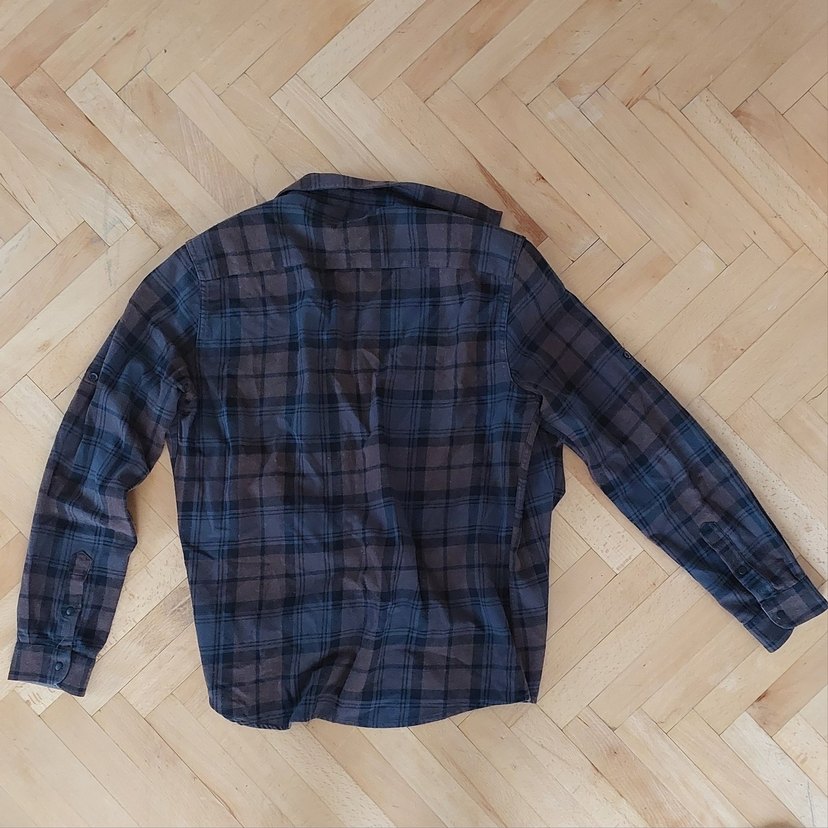 Erkek Uzun Kollu Ekose Gömlek - Görsel 3