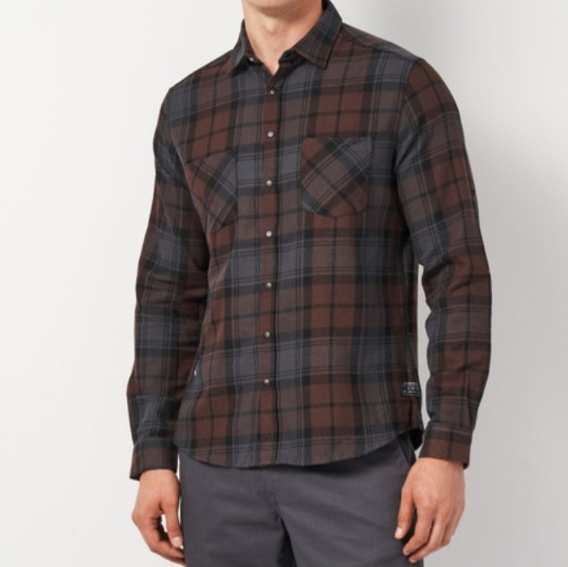 Erkek Uzun Kollu Ekose Gömlek - Görsel 5