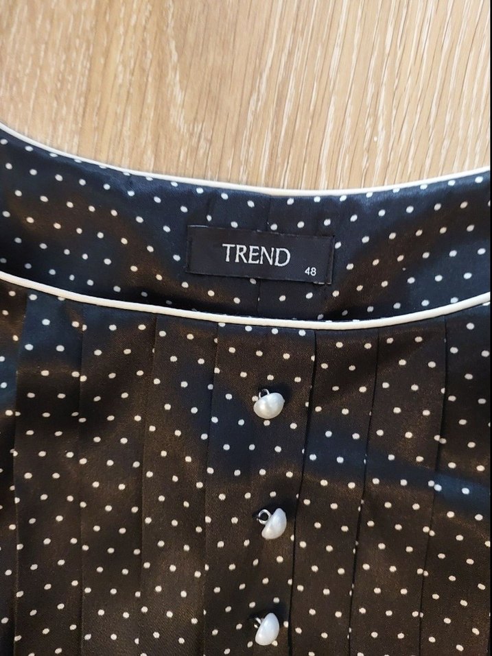 Puantiye Desenli Trend Marka 48 Beden Abiye - Görsel 4