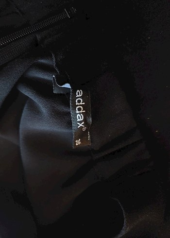 Addax Düşük Omuz Kolu Volanlı Elbise - Görsel 7