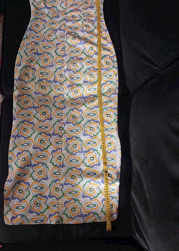 Renkli Batik Desenli Uzun Bohem Elbise - Görsel 6