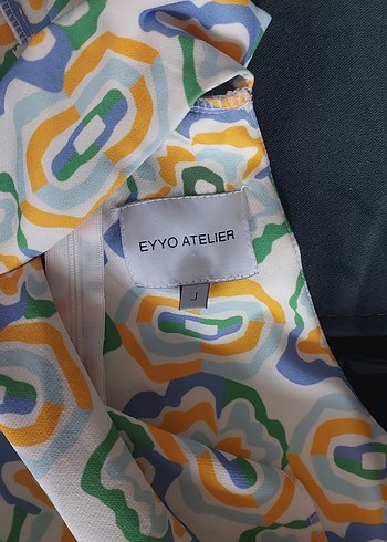 Renkli Batik Desenli Uzun Bohem Elbise - Görsel 3