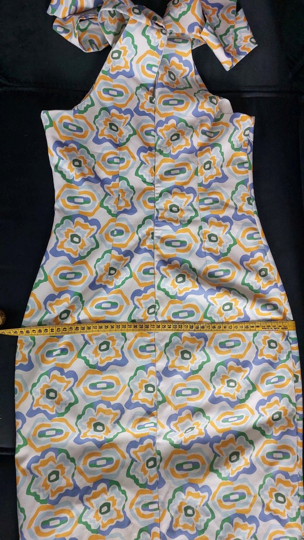 Renkli Batik Desenli Uzun Bohem Elbise - Görsel 5