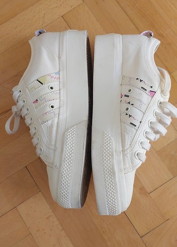 Adidas Nizza Bulut Beyazı Platform Sneaker - Görsel 5