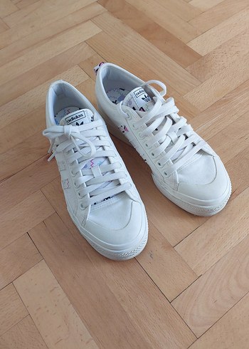 Adidas Nizza Bulut Beyazı Platform Sneaker - Görsel 7