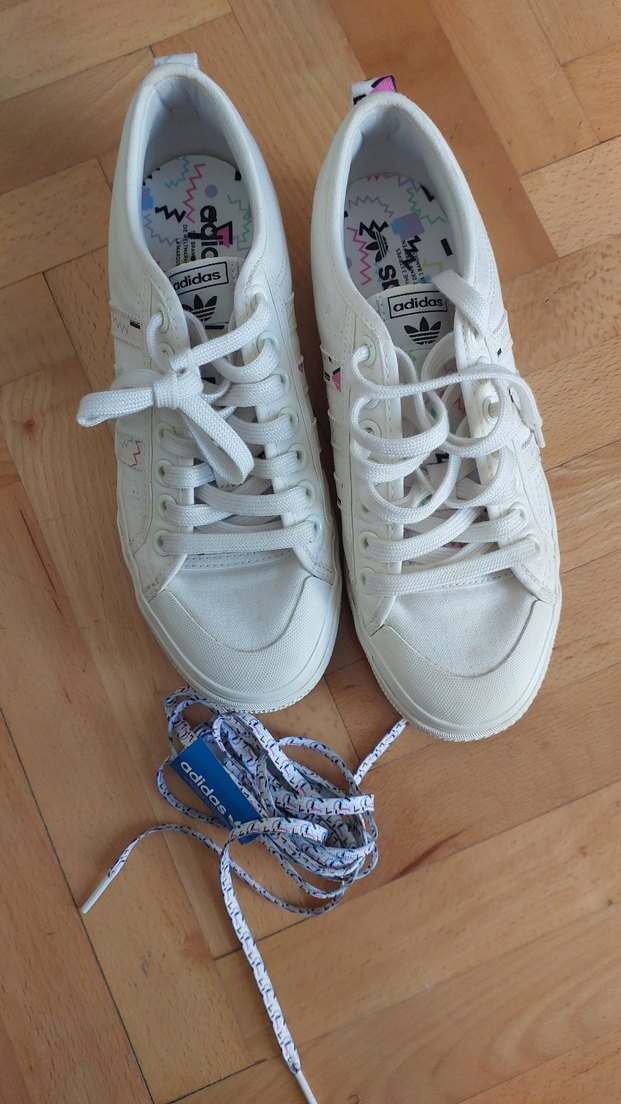 Adidas Nizza Bulut Beyazı Platform Sneaker - Görsel 3