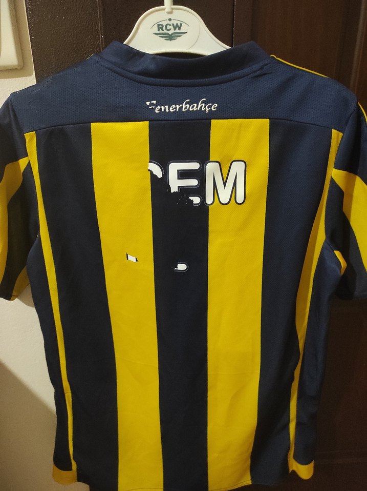 Erkek Sarı-Siyah Çizgili Spor Forma - Görsel 3