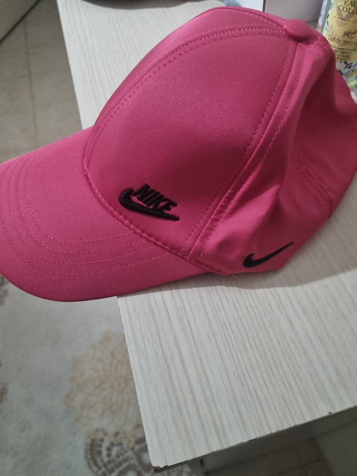 Pembe Kadın Spor Şapka Velcro Ayarlı - Görsel 2
