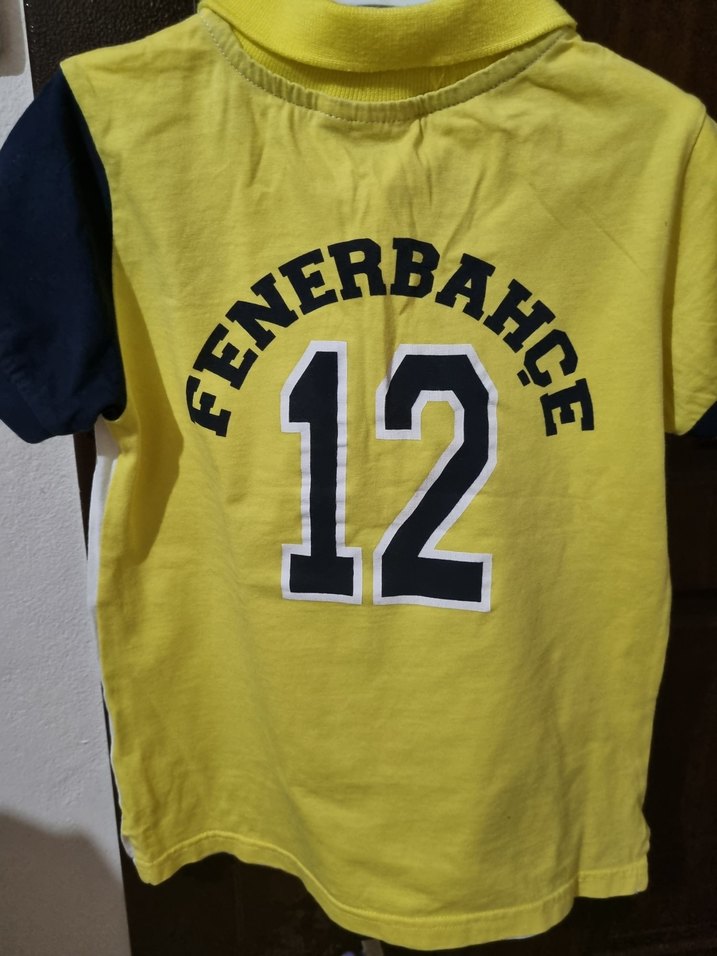 Erkek Çocuk Sarı Polo Yaka Tişört - Görsel 3