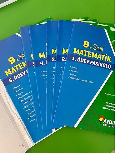  9.sınıf Matematik Konu Fasikülleri Aydın Yayınları