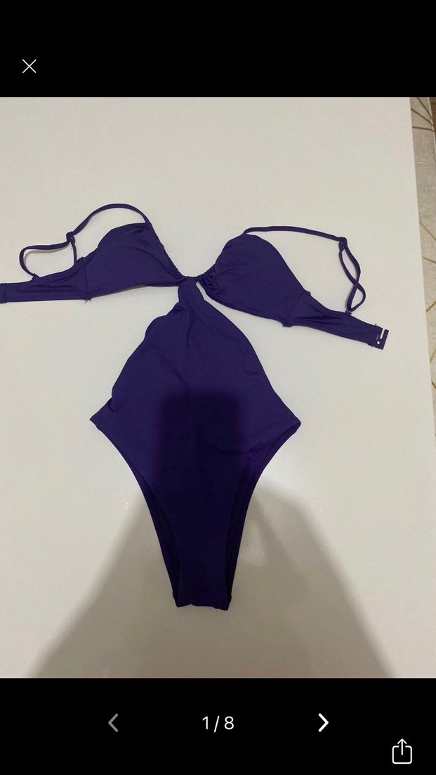 Mor Strappy Goth Mayo - Görsel 2