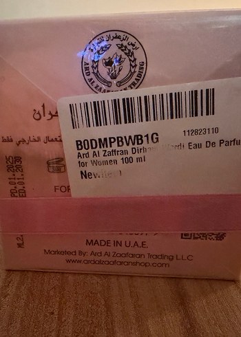 Ard Al Zaafaran Dirham Wardi 100 ml kadın Parfüm - Görsel 4