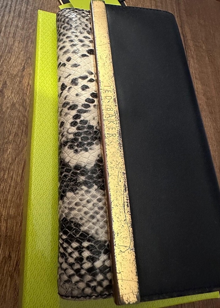 Ted Baker Cüzdan, siyah, kullanılmış - Görsel 2