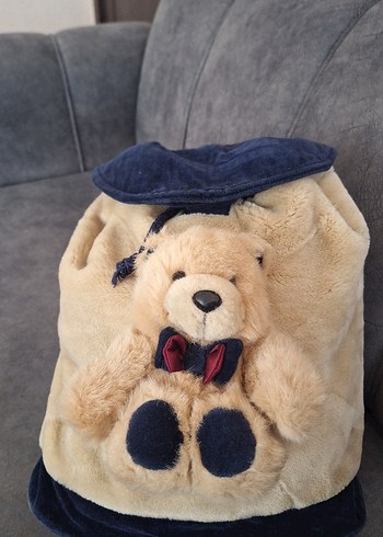 Ayıcıklı Peluş Çocuk Sırt Çantası - Görsel 6