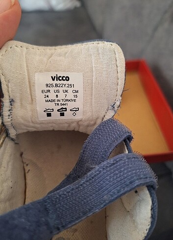 24 Beden lacivert Renk Vicco spor ayakkabı