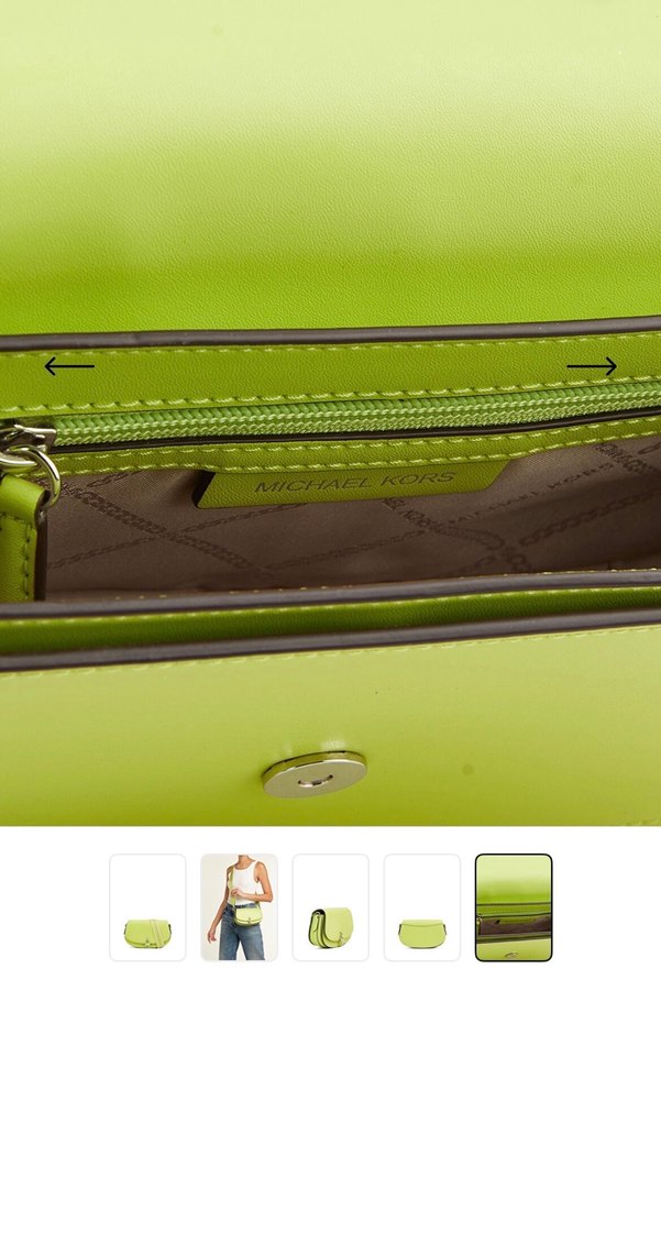 Yeşil Deri Kemerli Kadın Çanta - Görsel 5