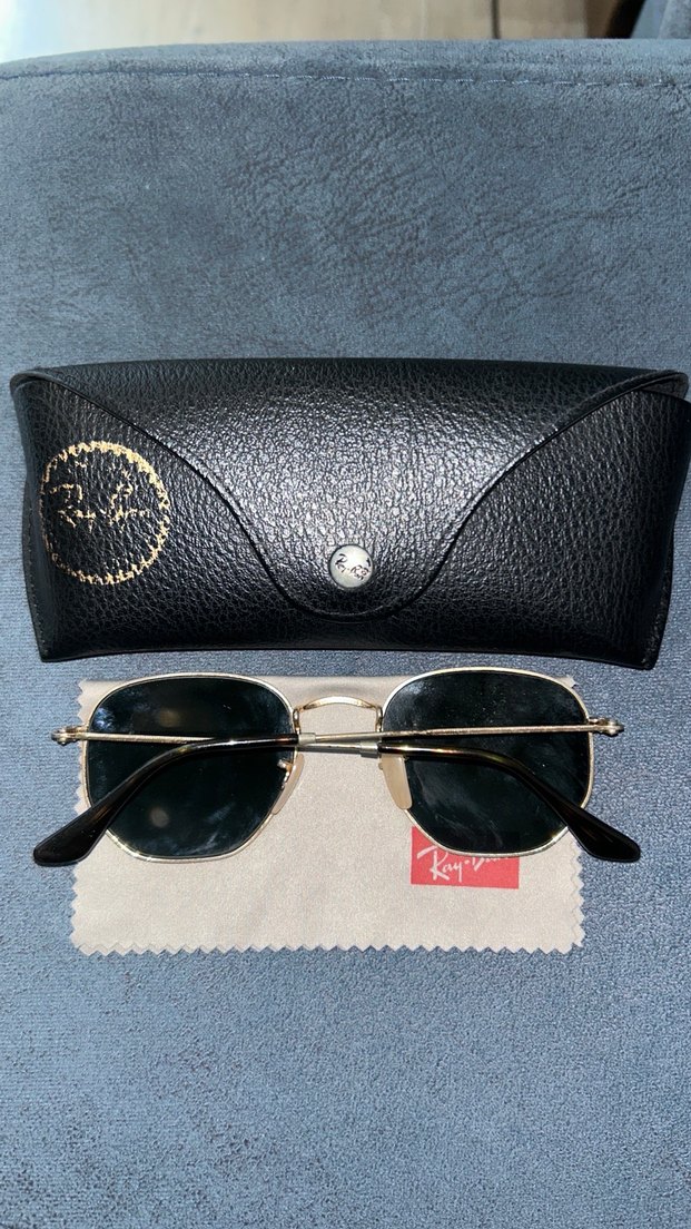 Ray-Ban Erkek Siyah Kare Güneş Gözlüğü - Görsel 2