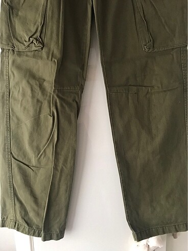 Stradivarius Yeşil kargo kot pantolon Stradivarius
