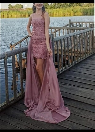 36 Beden pembe Renk Kuyruklu pudra kına ebisesi