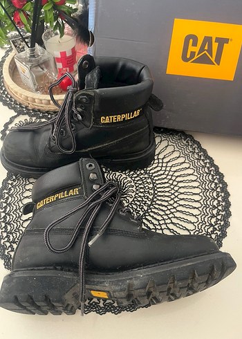 36 Beden CAT Sarı Platform Topuklu Bot