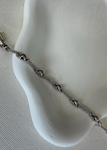 Accessorize Xuping silver renk Minimalist Zincir Detaylı Bileklik