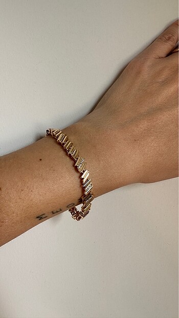 Beden altın Renk Xuping rose gold bileklik