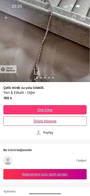 İnce su yolu kolye ve bileklik