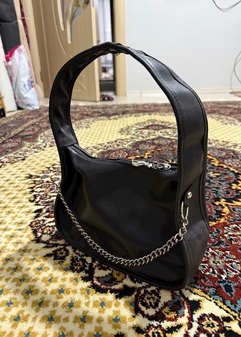 Siyah kol çantası - Görsel 2